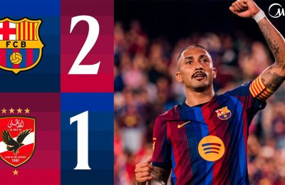 VIDEO HIGHLIGHTS: Barcelona 2-1 Al Ahly – Friendlies